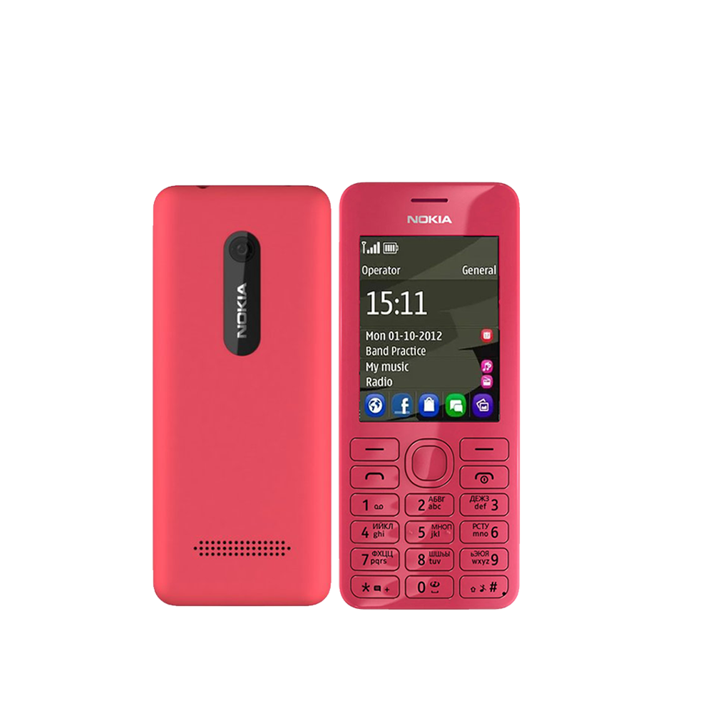 Popular Original Factory Unlock Cheap 3G Classic Bar Phone 206 Dual SIM Card Student Premium Keyboard Phone
